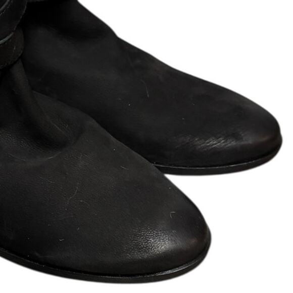 SAM EDELMAN Pearlie Black Leather Boots SZ 7.5 - Picture 7 of 10